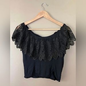 True vintage 40’s-50’s crop blouse